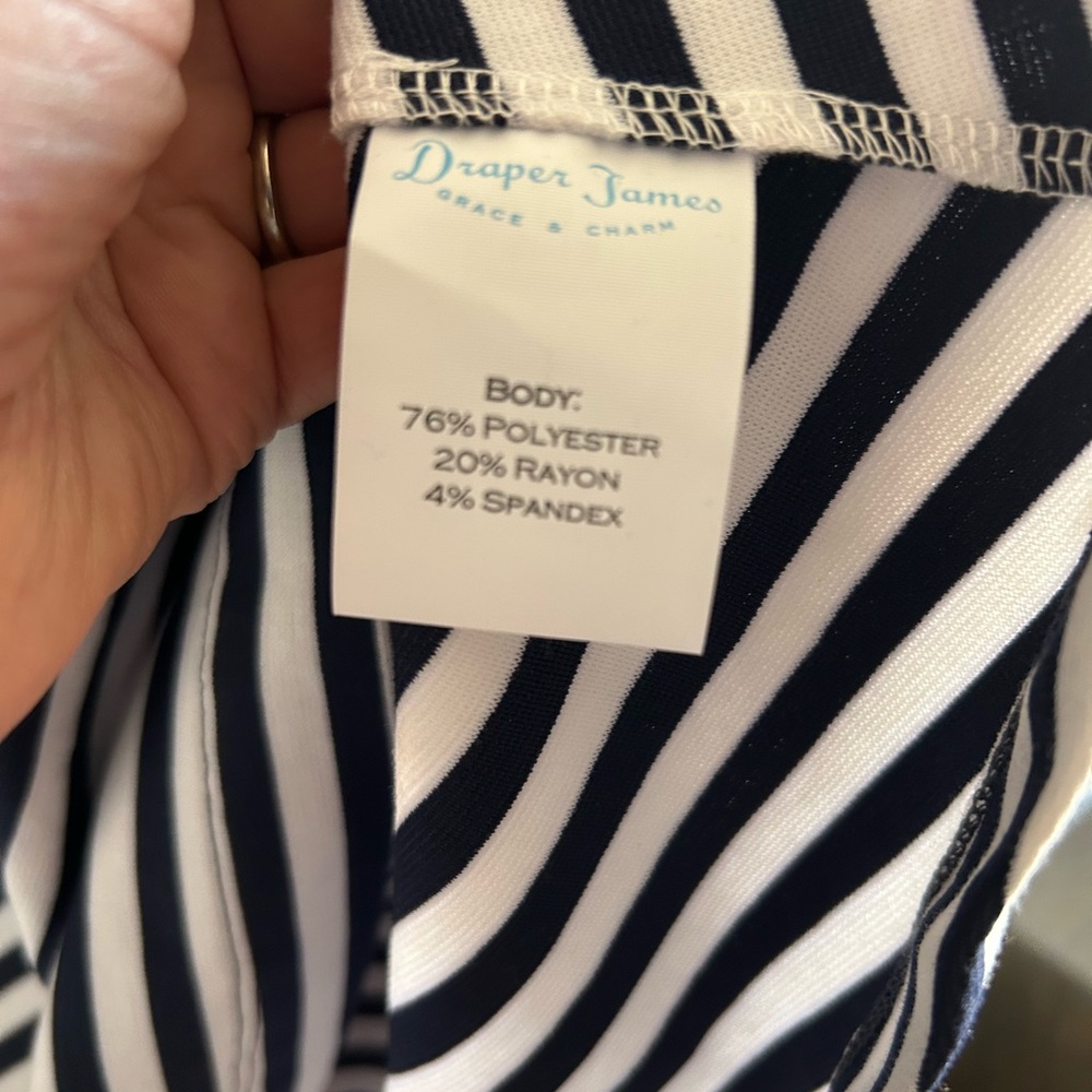 Draper James Striped Ponte A Line Dress in Women’s Size XL NWOT - Picture 9 of 9